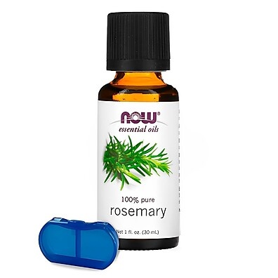 Óleo de Alecrim 30ml Now Foods 100% Puro – Aroma Natural e Poderoso