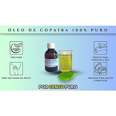 Óleo de Copaíba 100% Puro - Poder Natural para Pele e Cabelo