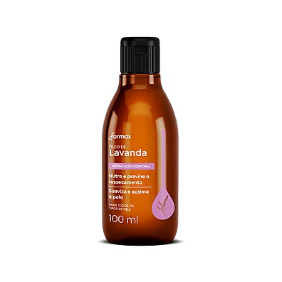 Óleo de Lavanda Farmax: Hidratação Total para Pele e Cabelo