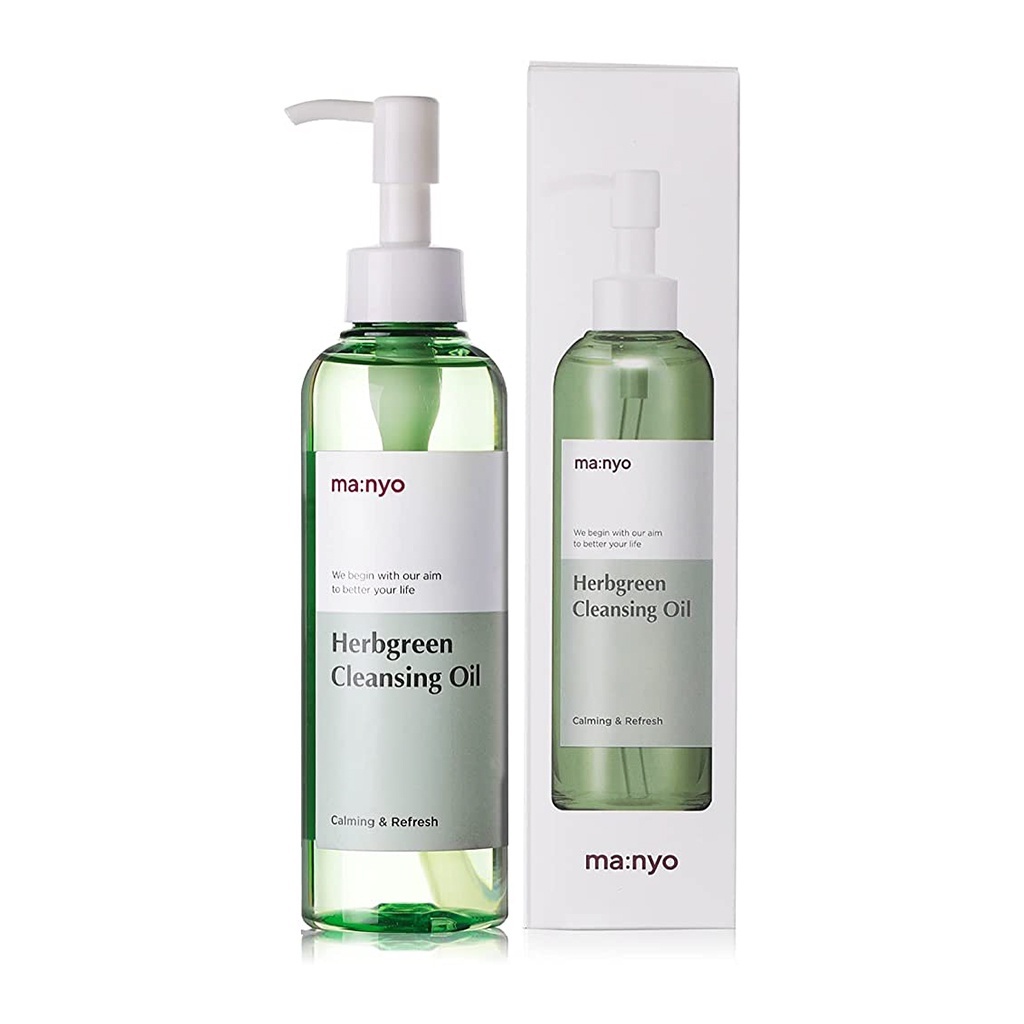 Óleo de Limpeza Manyo Factory Herbgreen 200ml - Limpeza Profunda Suave