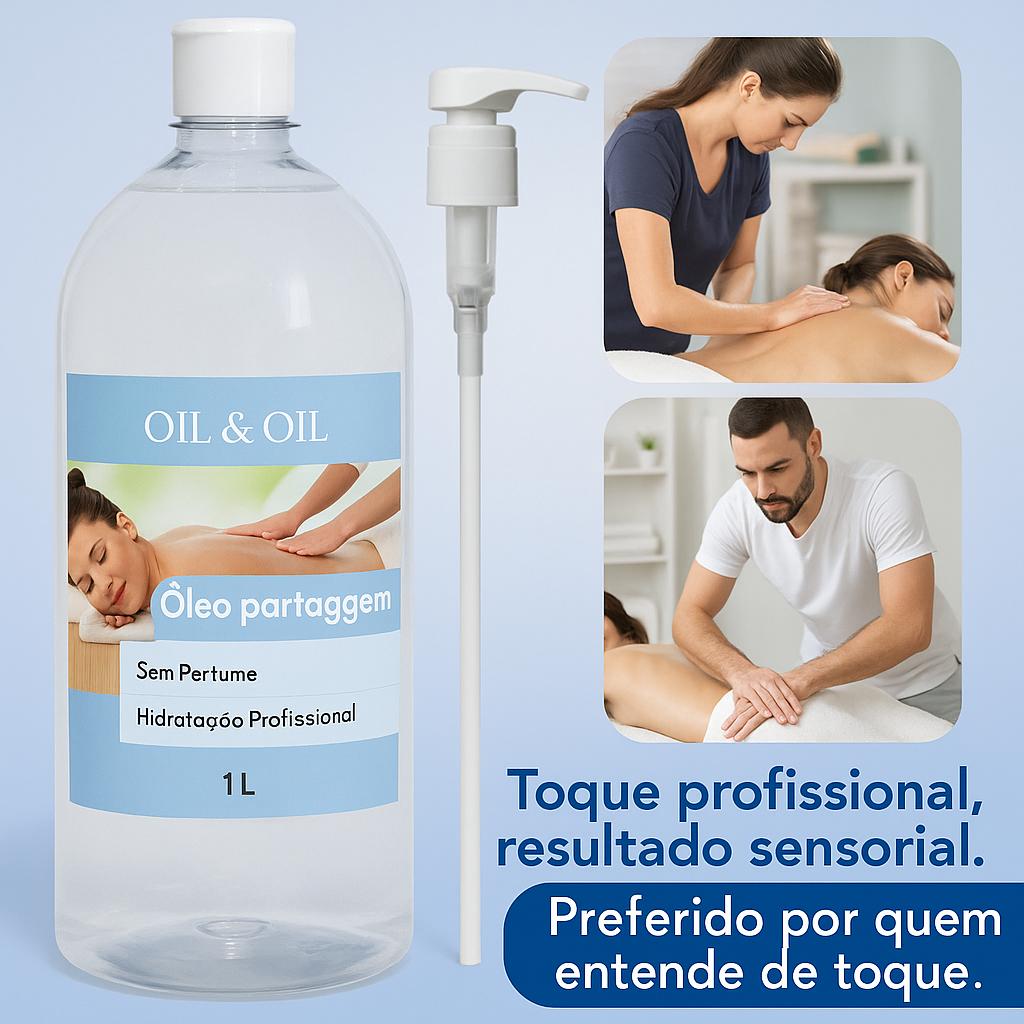 Óleo de Massagem Neutro 1L: Deslize Perfeito!