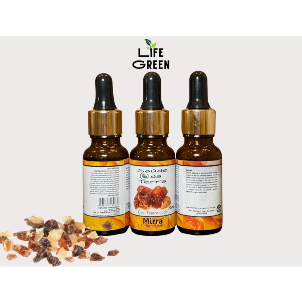 Óleo de Mirra 20ml: Pureza e Vitalidade Natural