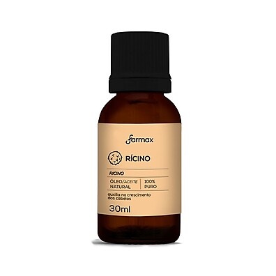 Óleo de Rícino Farmax 30ml: Hidratação Pura e Natural