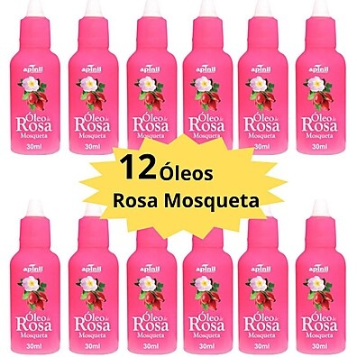 Óleo de Rosa Mosqueta 30ml – Clareia, Hidrata e Previne Estrias