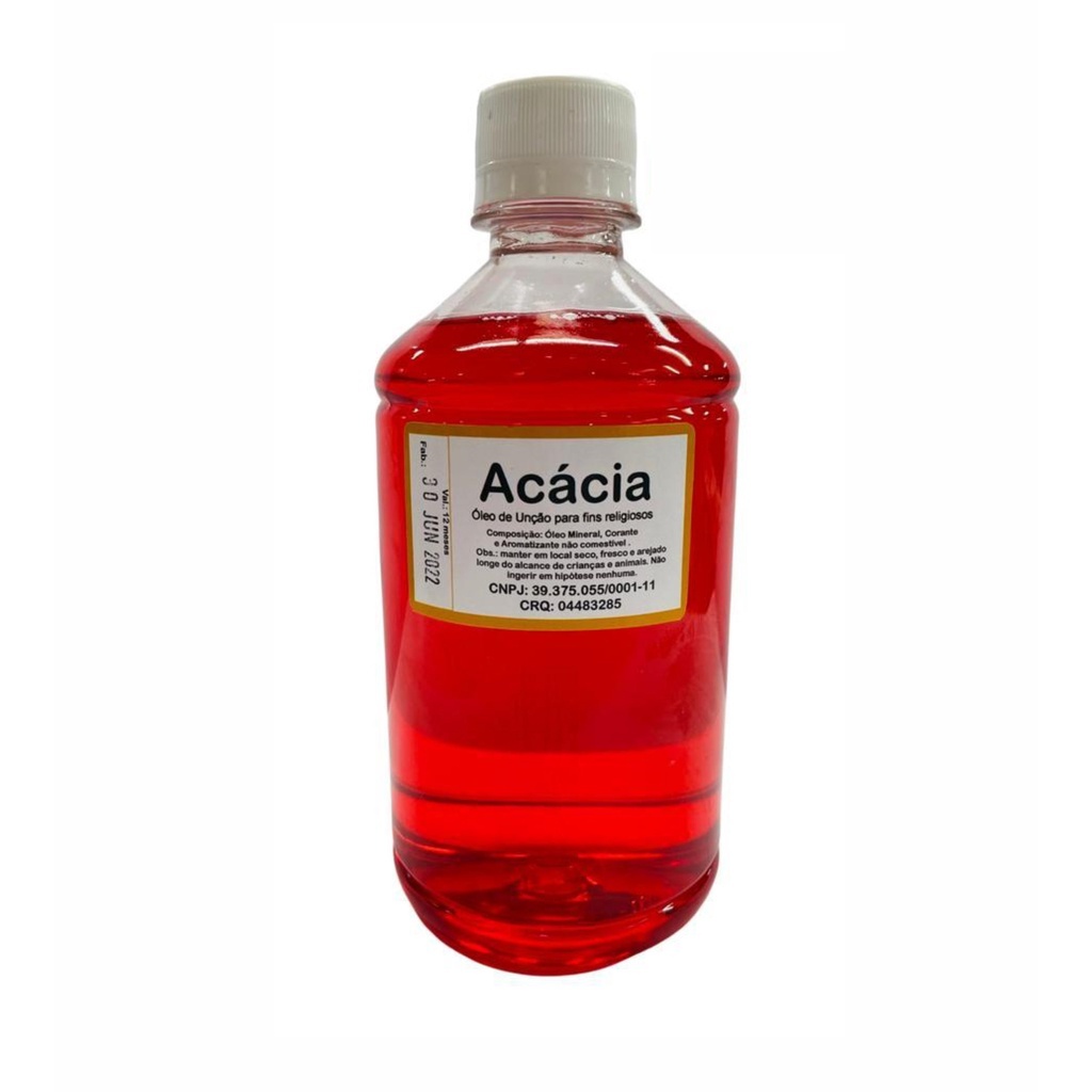 Óleo de Unção Acácia 500ml: Toque Divino