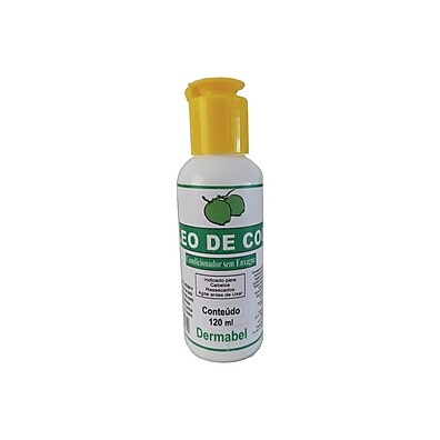 Óleo Dermabel Coco 120ml: Hidratação Leve e Brilho Instantâneo
