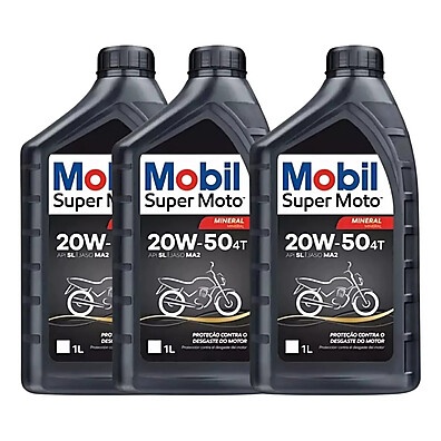 Óleo Mobil 4T 20W50: Proteja seu Motor!