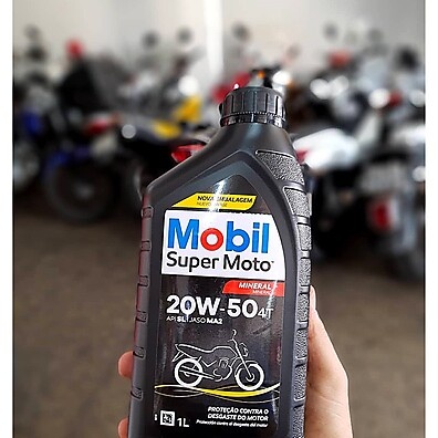 Óleo Mobil Super 20W50: Proteção Máxima para Sua Moto