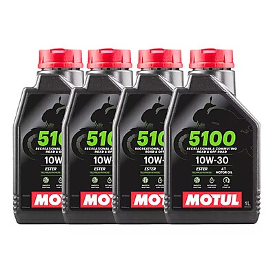 Óleo Motul 5100 4T 10W30: Kit com 4 Unidades