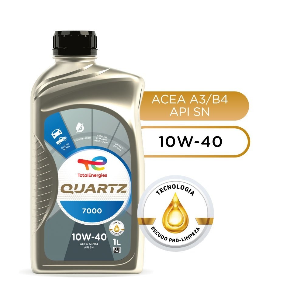 Óleo Total Quartz 7000 10W-40: Proteção Total!