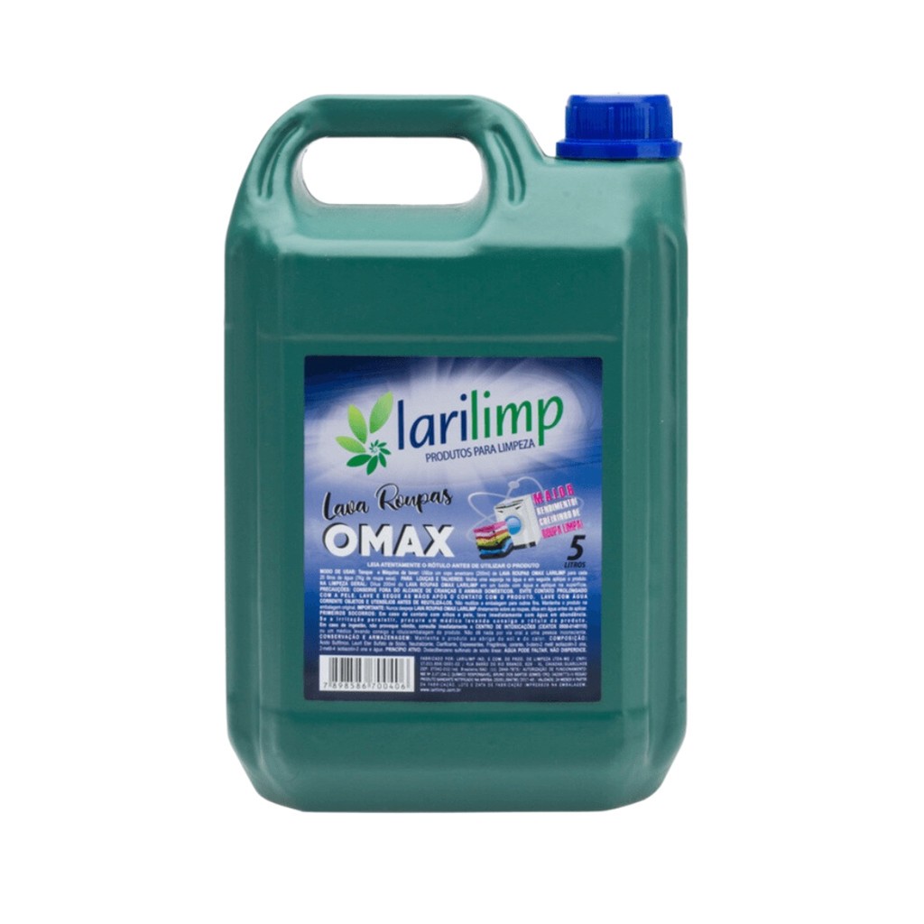Omax Larilimp 5L: Roupas Limpas e Perfumadas