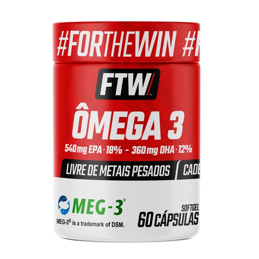 Ômega 3 MEG-3 FTW: 660mg EPA + 440mg DHA
