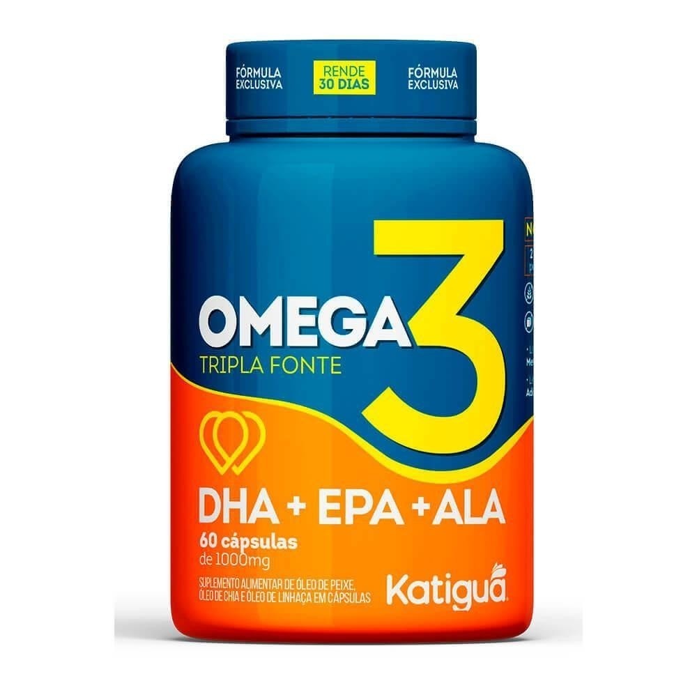 Ômega 3 Tripla Fonte: Saúde do Coração e Cérebro