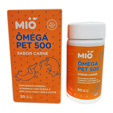Ômega Pet 500: Saúde e Brilho para seu Pet!