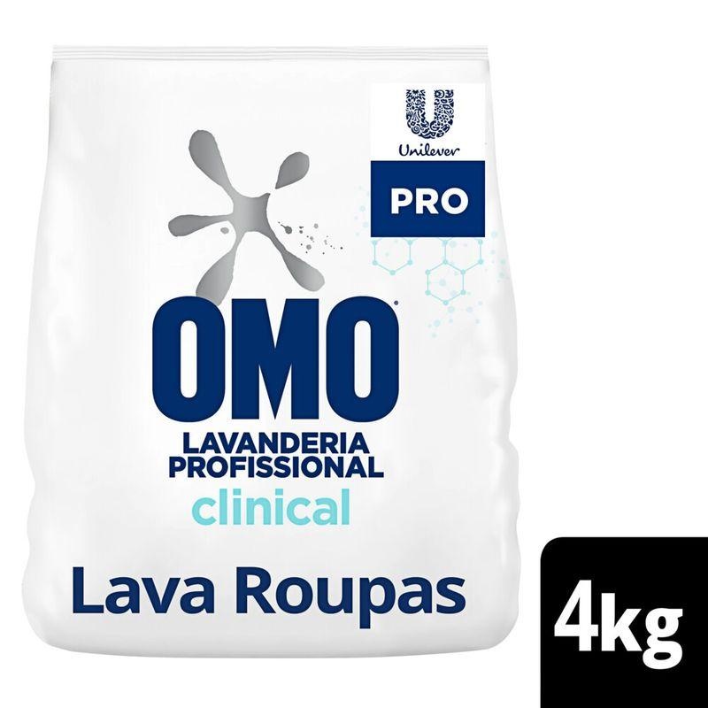 Omo Clinical 4kg: Limpeza Profissional Sem Irritar
