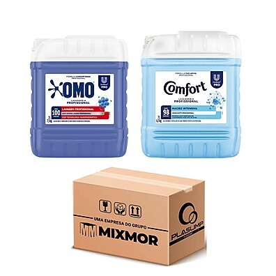Omo + Comfort 14L: Limpeza e Maciez Imbatíveis