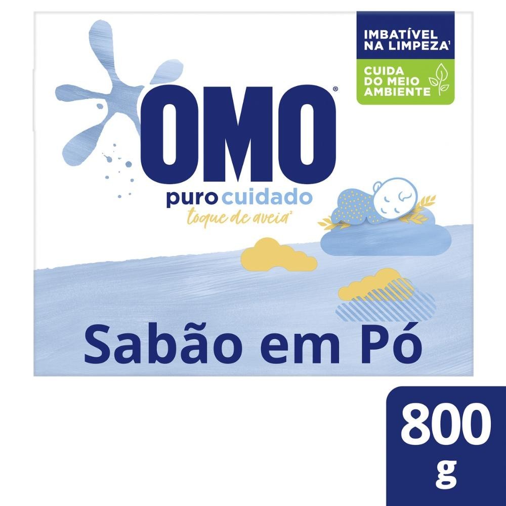 Omo Puro Cuidado 800g: Limpeza Imbatível e Cuidado com a Pele