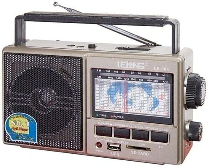 Rádio Portátil AM/FM 11 Faixas Ondas Curtas: Som em Qualquer Lugar!