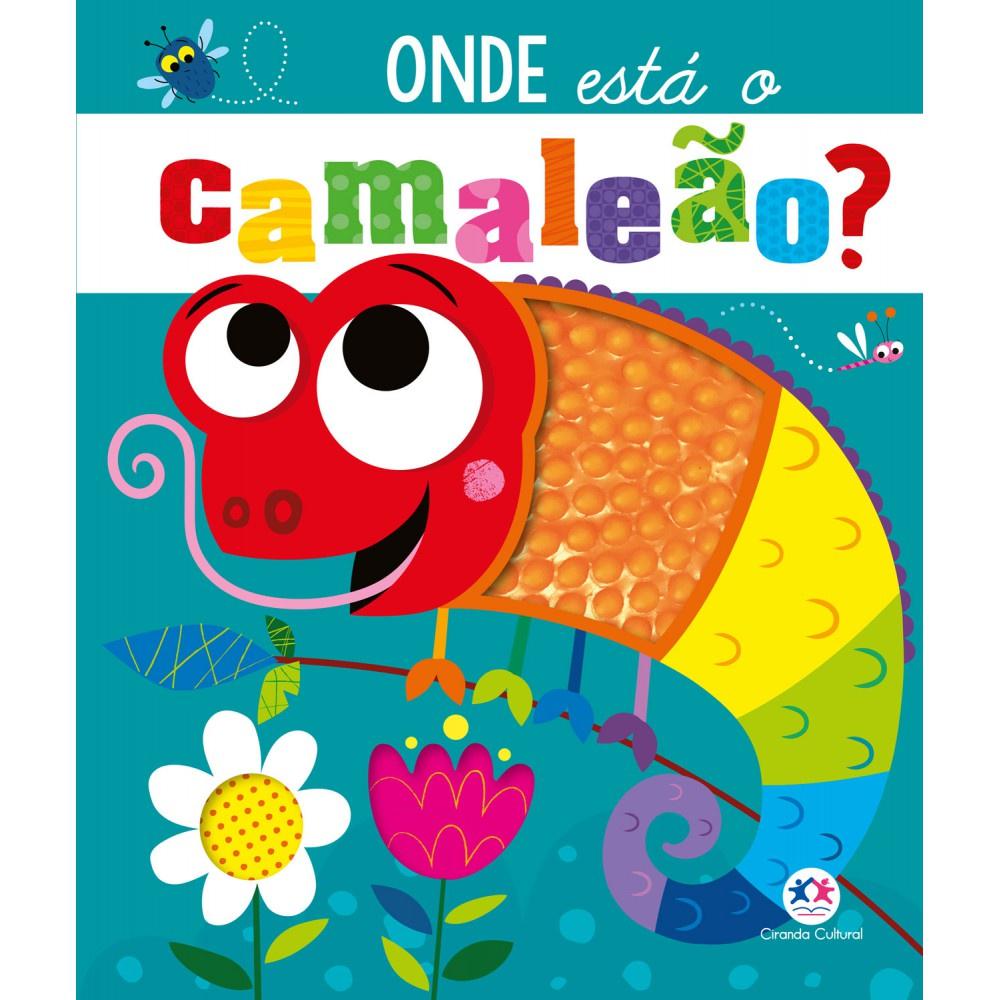 Onde Está o Camaleão? Livro Toque e Sinta