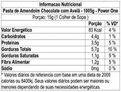 Pasta de Amendoim Chocolate com Avelã - 1005G - Power One, Power One