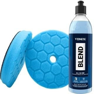 Kit Blend All in One 500ml Vonixx + Boina de Espuma Colmeia 5" Leadmax - Polimento Profissional