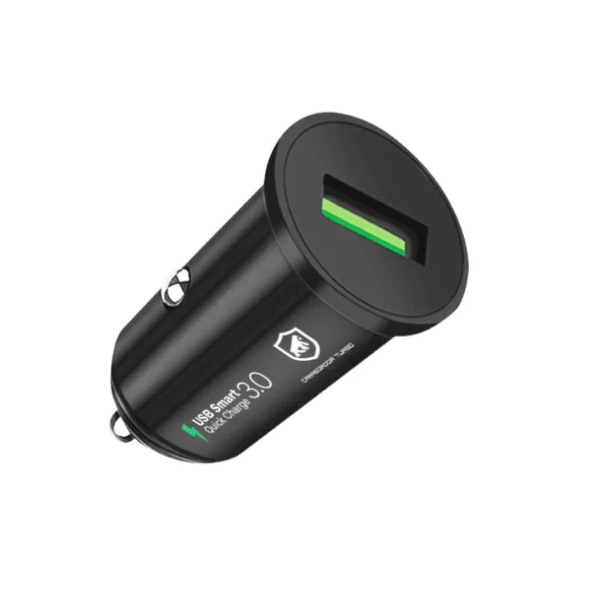Carregador Veicular Gshield Turbo One 18W: Carregamento Rápido Qualcomm 3.0 Certificado Anatel