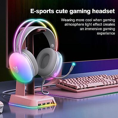 ONIKUMA X25: Fone Gamer RGB com Cancelamento de Ruído