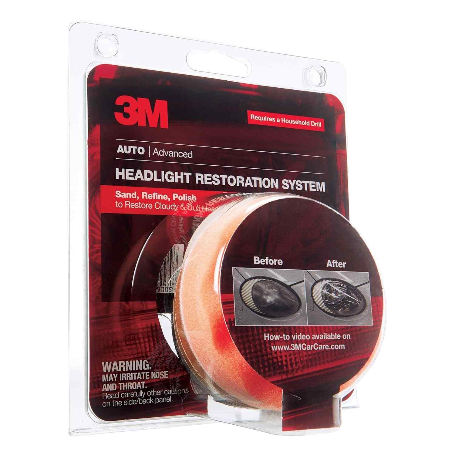 Restaure Seus Faróis: Kit 3M™ para Lentes Amareladas e Opacas