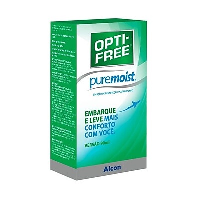 Opti-Free Pure Moist 90ml: Hidratação Real por até 16 Horas