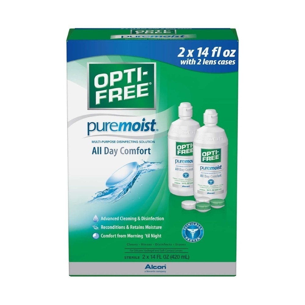 Opti-Free Puremoist: Hidratação e Limpeza para Suas Lentes