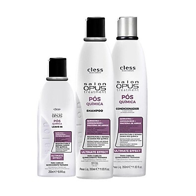 Opus Pós Química: Kit Reconstrução Capilar 3 Peças