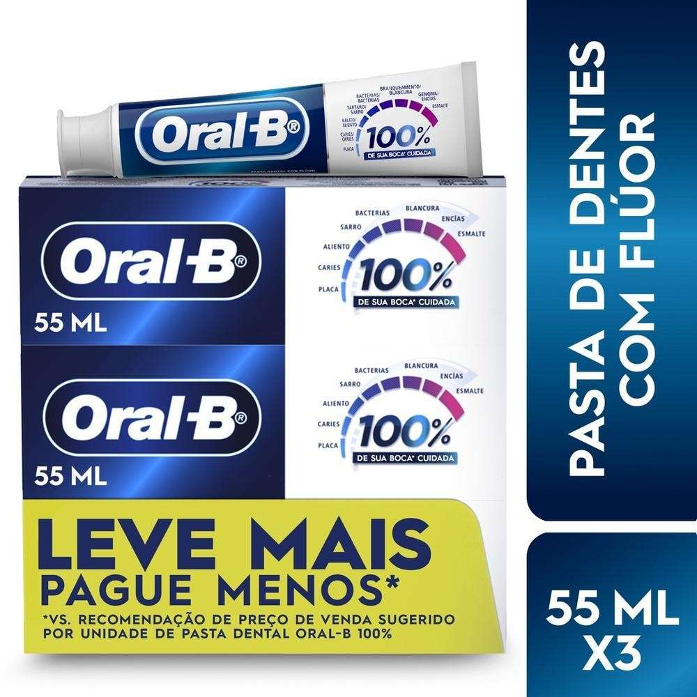 Oral-B 100%: Proteção Total para Sua Boca