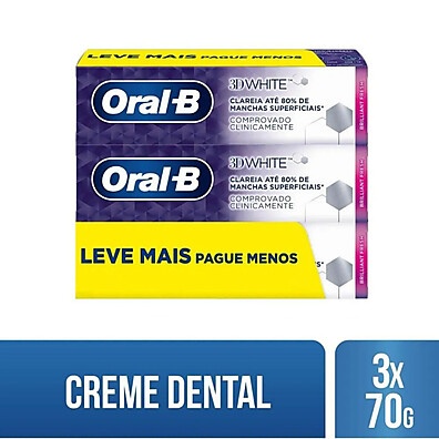Oral-B 3D White: Dentes Brancos + Economia!