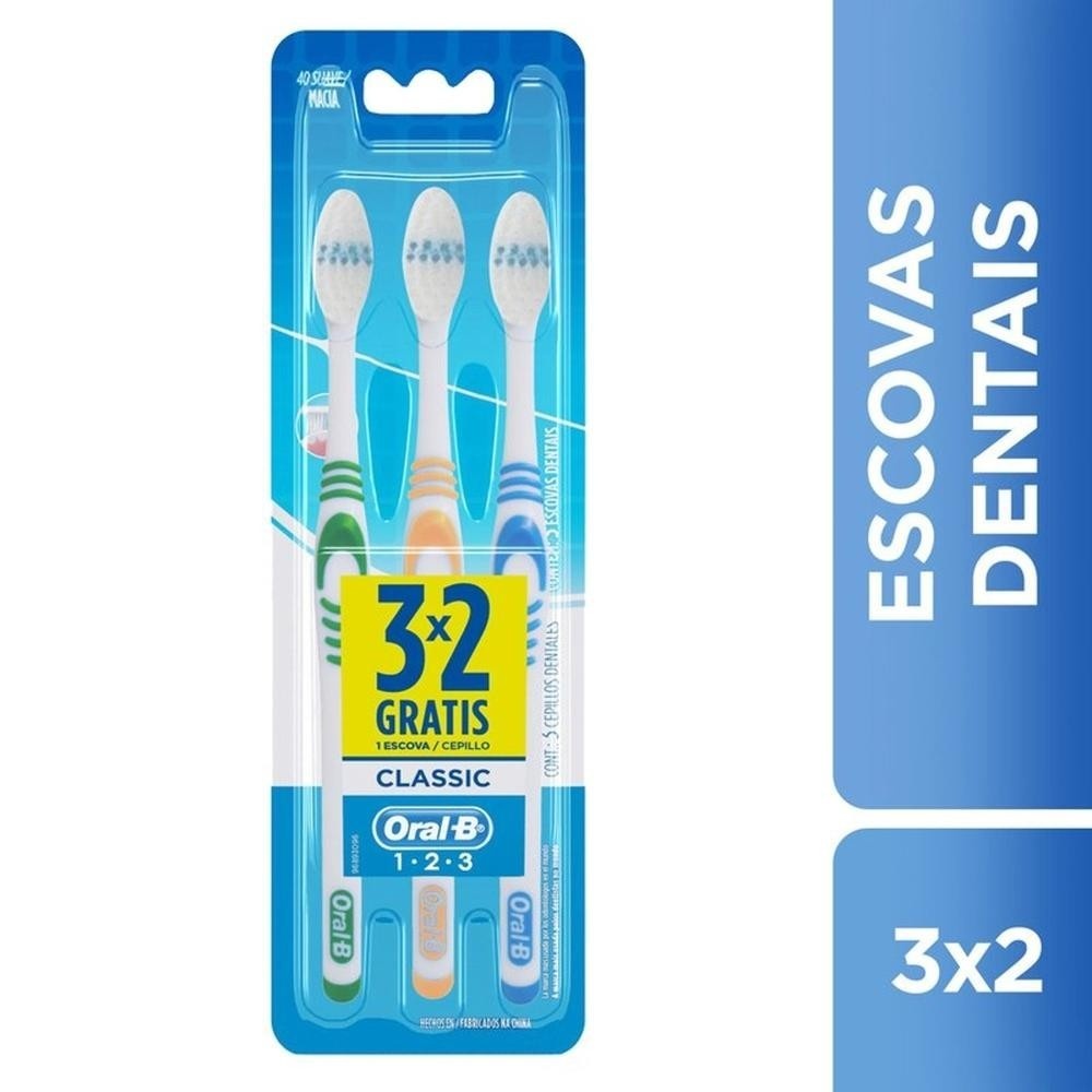 Oral-B Classic: Leve 3, Pague 2!