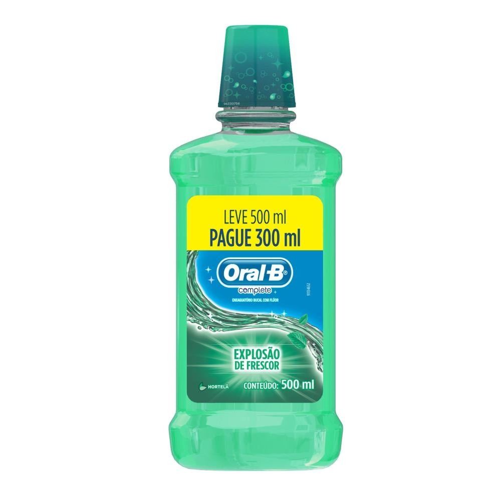 Oral-B Complete: 500mL por 300mL!