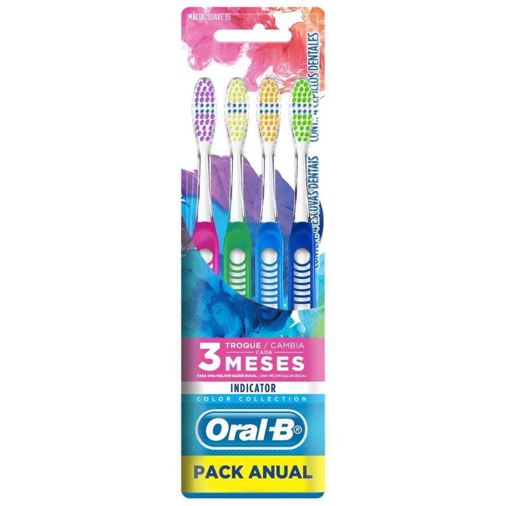 Oral-B Indicator: Escova Dental Anual (4 Unidades)