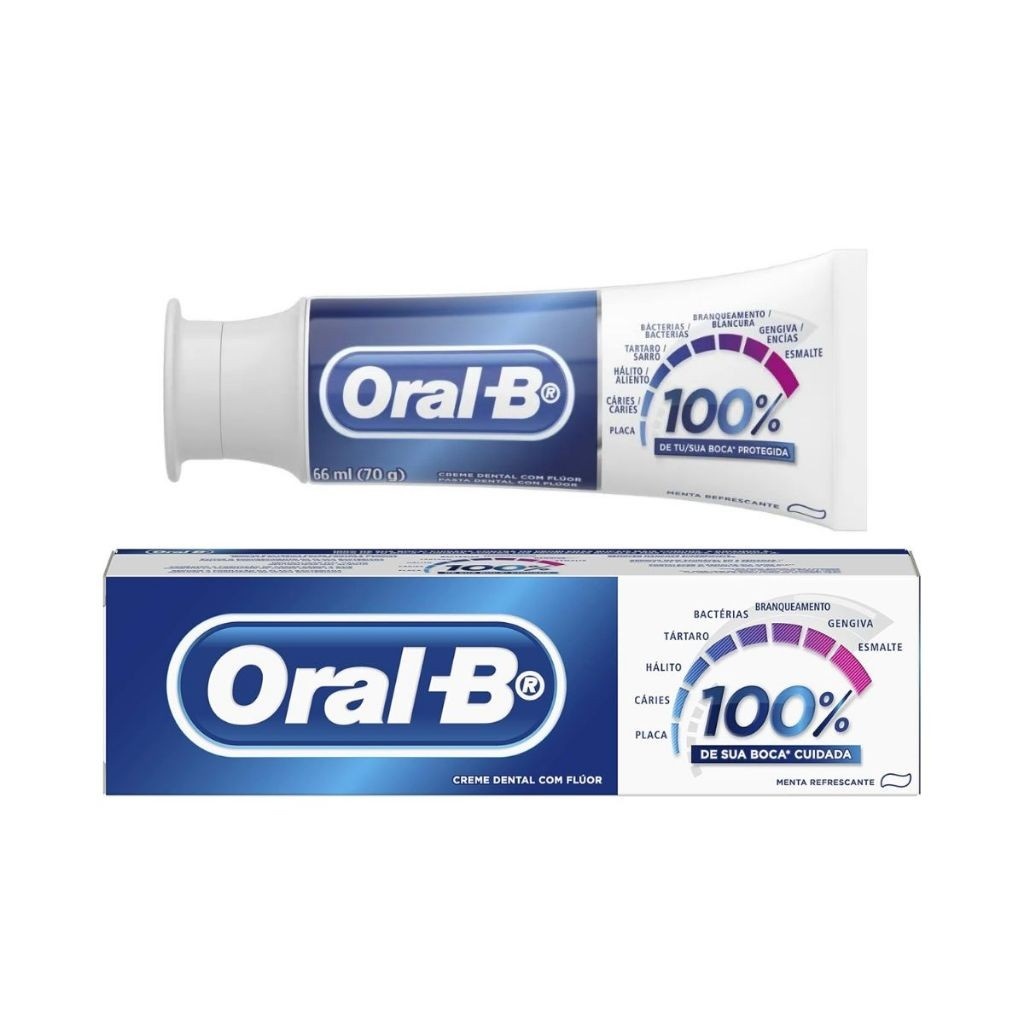 Oral-B Menta Refrescante: Dentes Fortes e Hálito Fresco!
