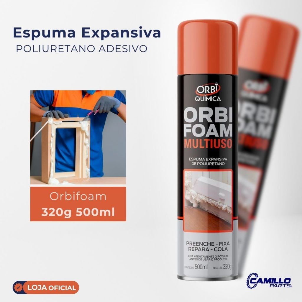 Orbifoam: Espuma Expansiva para Vedação e Fixação