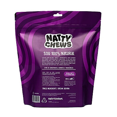 Orelha Bovina Desidratada 100% Natural para Cães – Natty Chews Orelhones