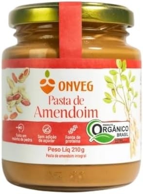 Kit 2X: Pasta de Amendoim Orgânica Onveg 210g