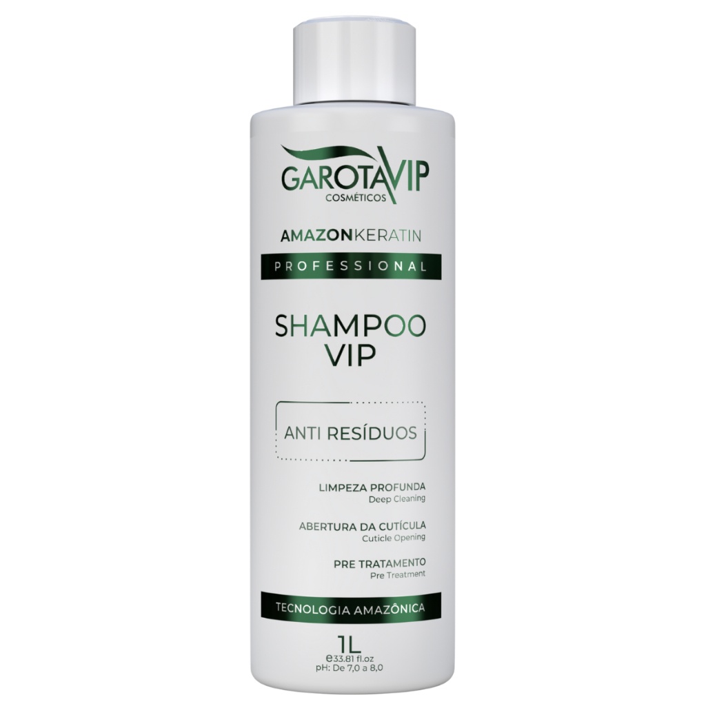 Shampoo Antirresíduos Garota Vip: Limpeza Profunda e Orgânica