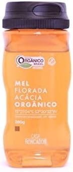 Mel Florada Acácia Orgânico em Bisnaga Casa Roncador 280g