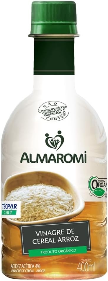 Vinagre de Cereal Arroz Orgânico 400mL - Almaromi