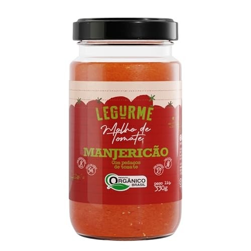 Legurmê Molho De Tomate Orgânico Com Manjericão 330G
