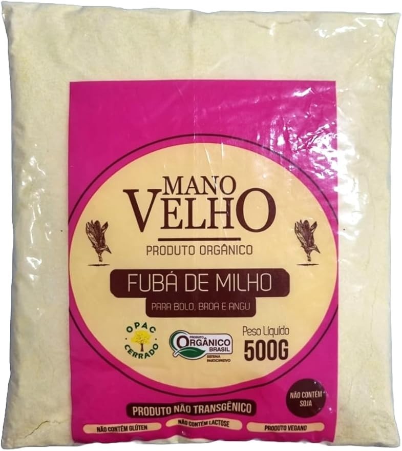 Kit 2X: Fubá de Milho Orgânico Mano Velho 500g