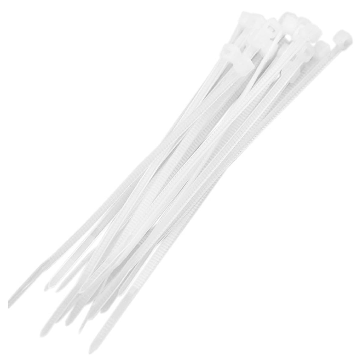 Kit 100 Abraçadeiras de Nylon 2,5x200mm: Organização e Segurança para Seus Projetos!