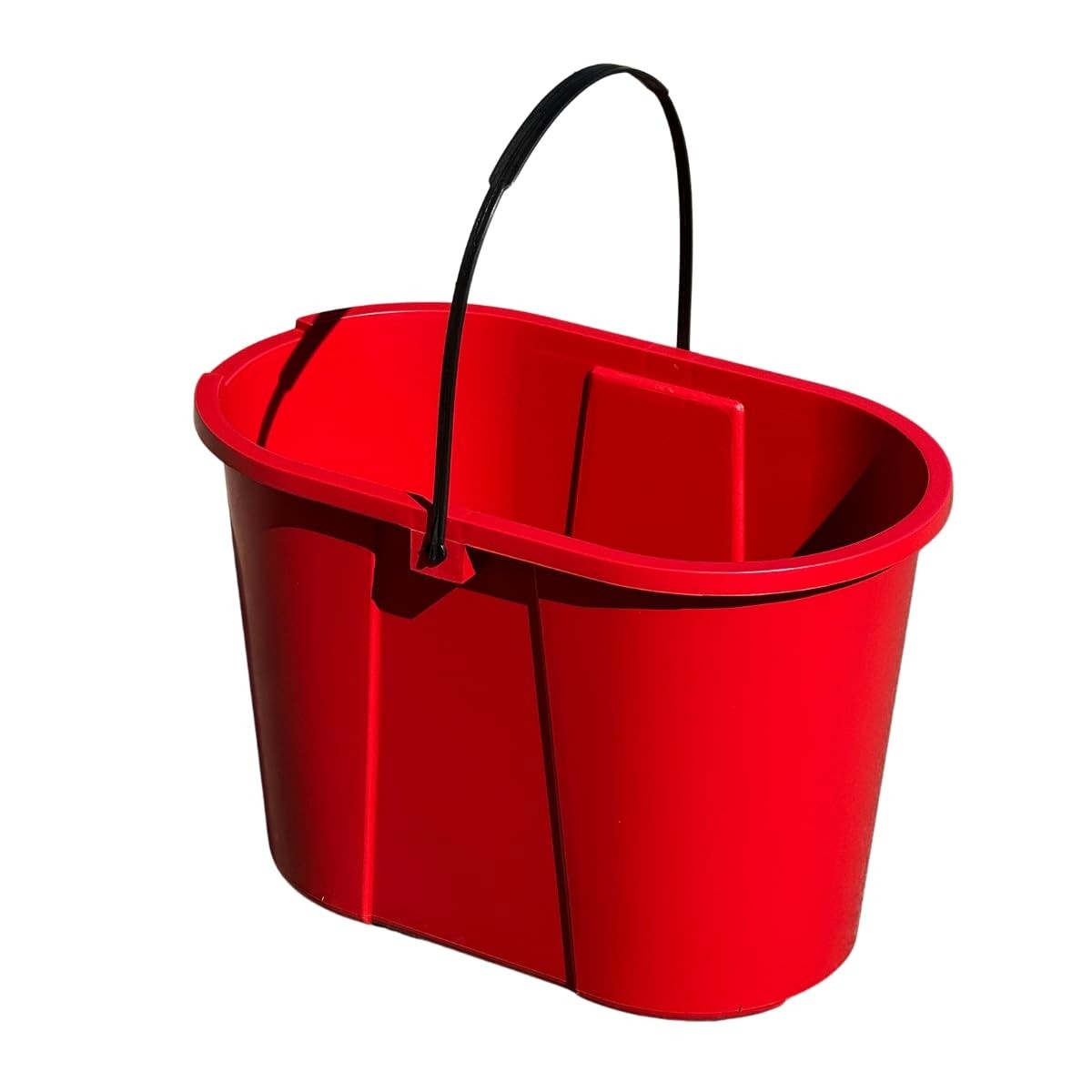 Balde Oval 10 Litros com Alça Reforçada - Ideal para Limpeza e Organização (Verde)