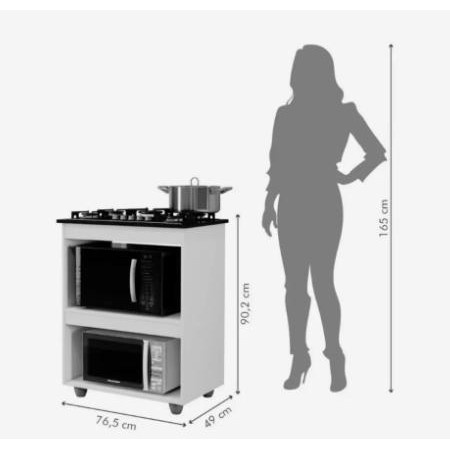 Balcão Cooktop 5 Bocas Turim: Cozinha Organizada!