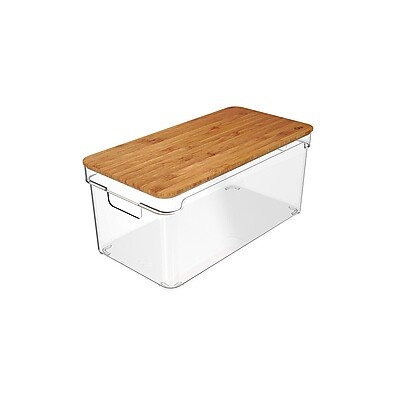 Organizador Clear 6,3L: Organize com Estilo!