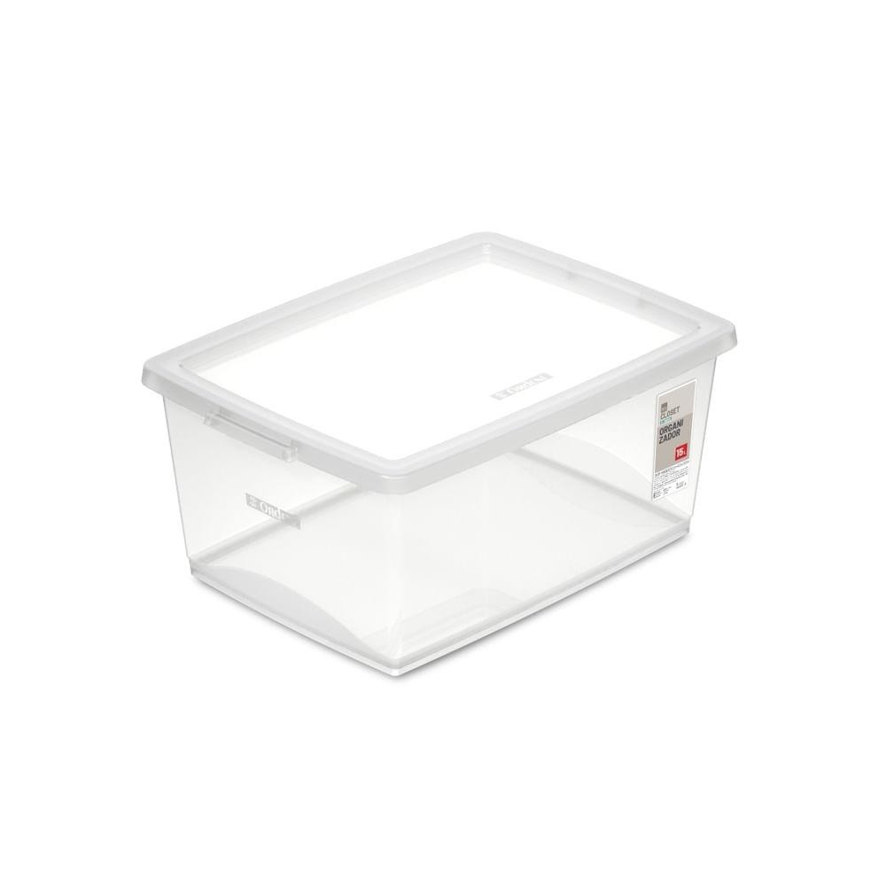 Organizador Cristal 15L: Seu Closet Impecável!